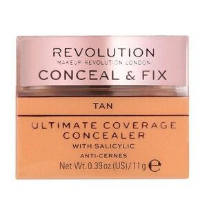 🦋 Revolution Makeup Conceal & Fix Ultimate Coverage Concealer - Tan
